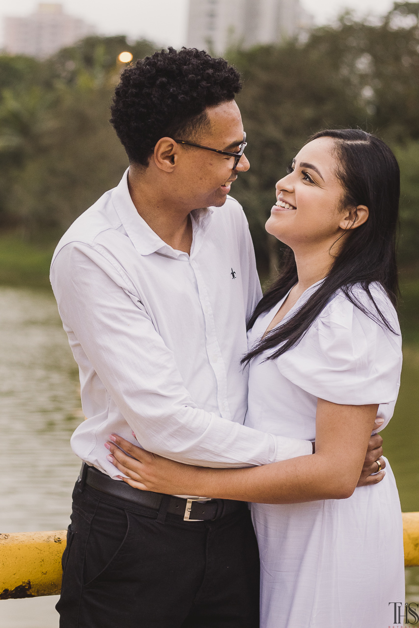 Ensaio pré casamento no parque central de Santo André