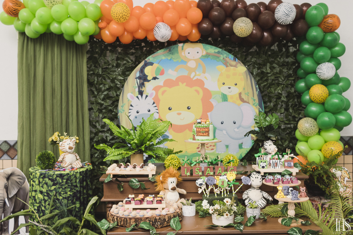 Decoração festa infantil tema safari