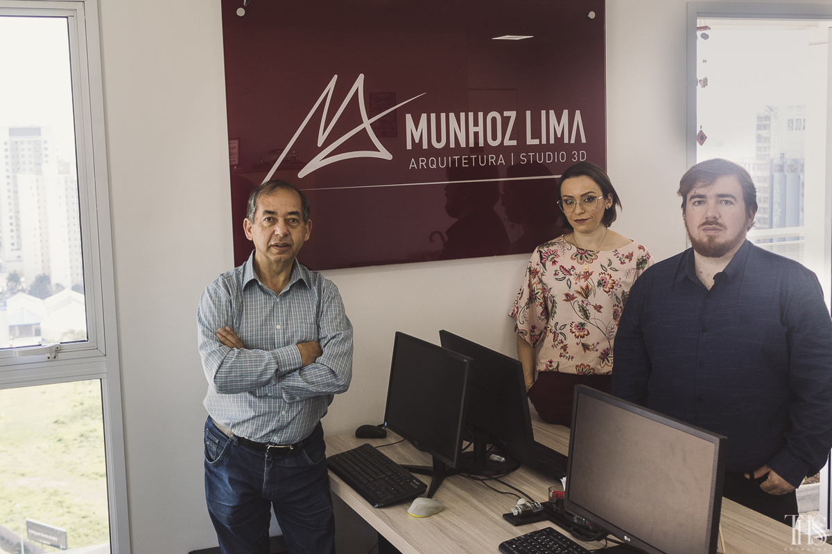 Fotografia corporativa em escritório de arquitetura