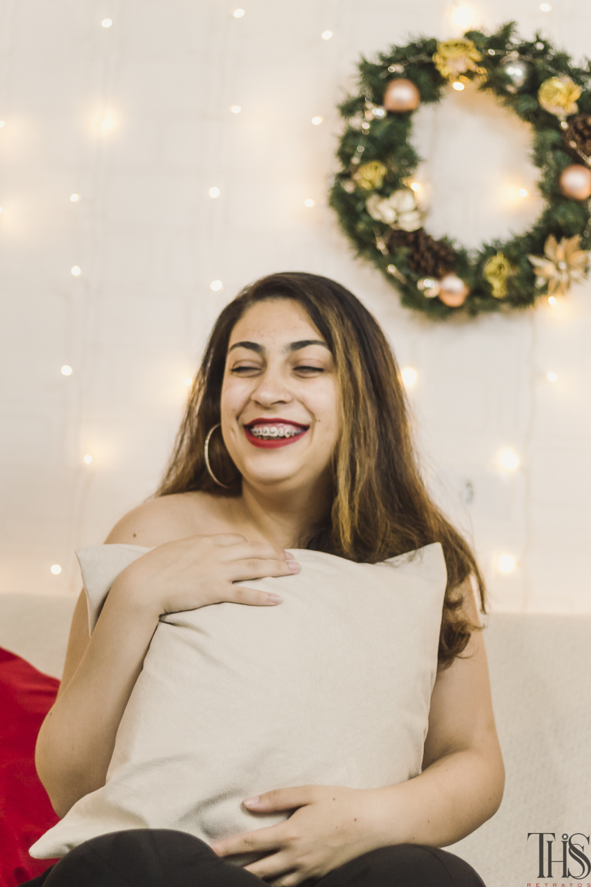 Foto intimista de natal