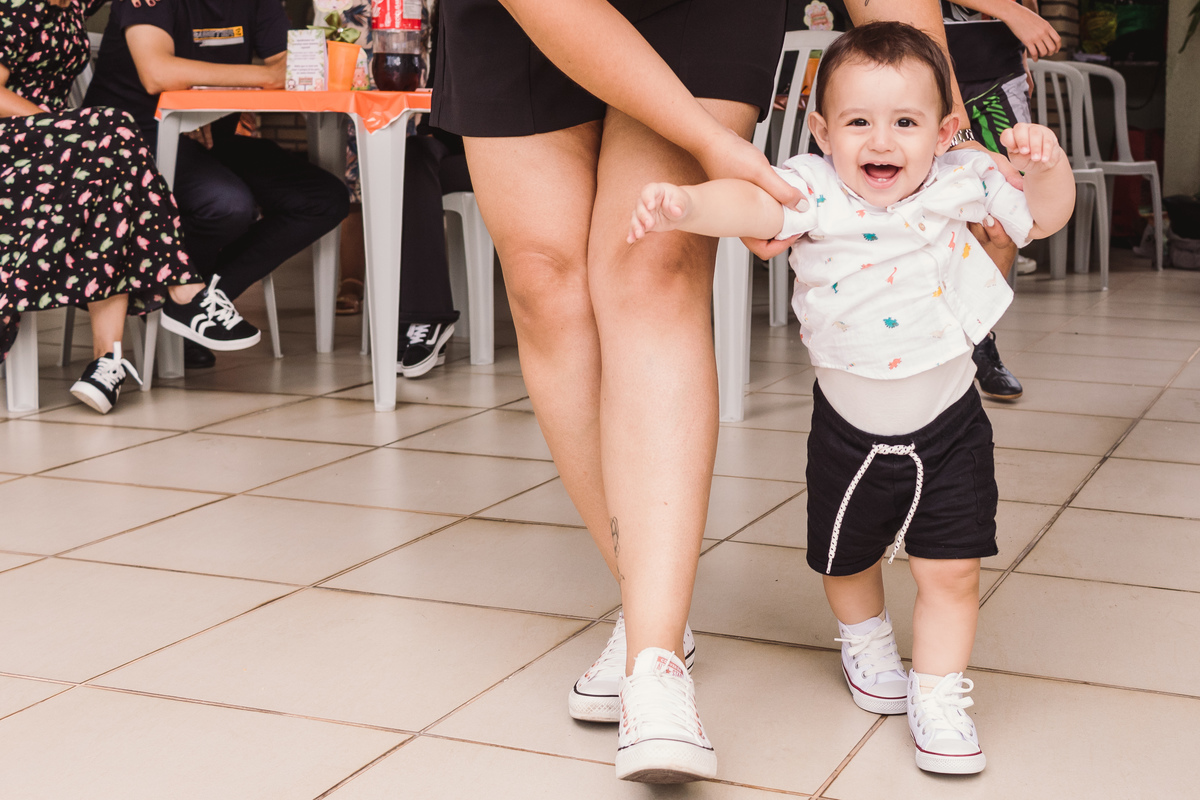 criança sorrindo aniversário 1 ano festa infantil - Fotografa em sbc santo andré abc