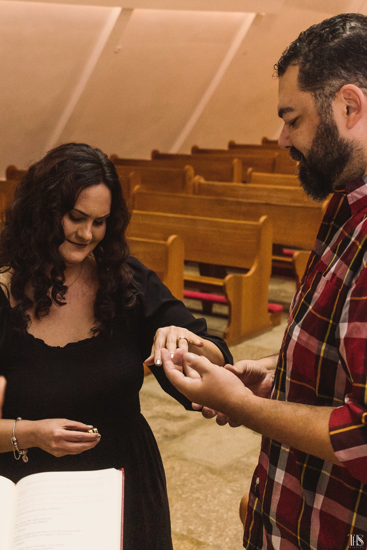 Troca de alianças bodas de prata