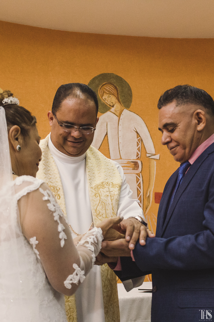 Padre com noivos - Fotografa em SBC