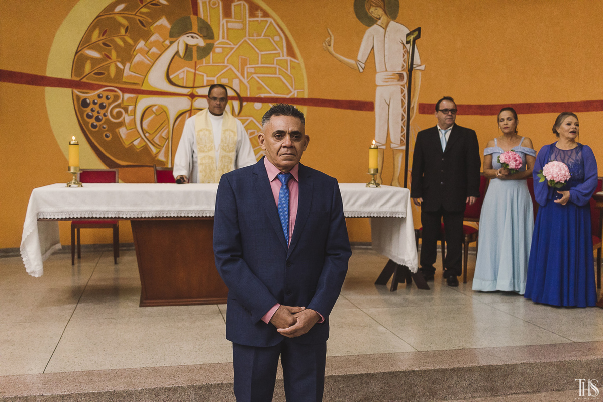 Noivo esperando noiva - Fotografa em SBC