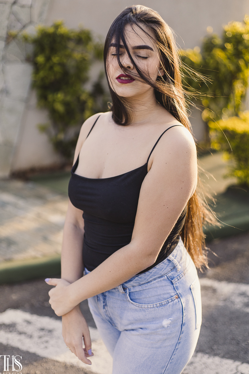 ensaio feminino no por do sol