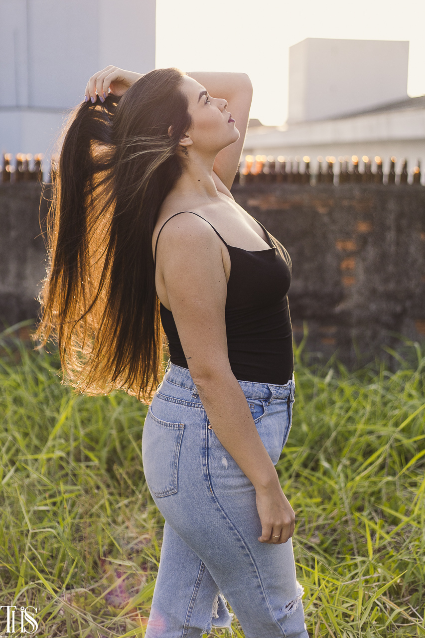 ensaio feminino no por do sol - fotografa em sbc