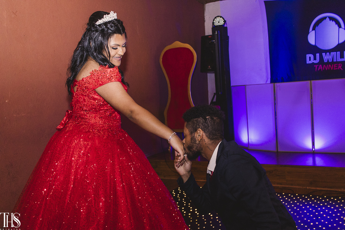Foto de debutante e principe