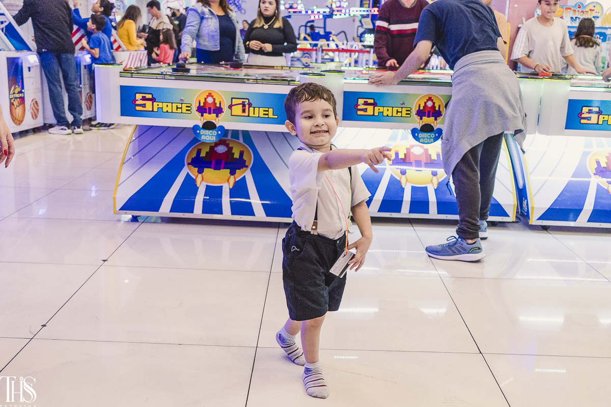 Menino de 3 anos em festa - Fotografa em SBC