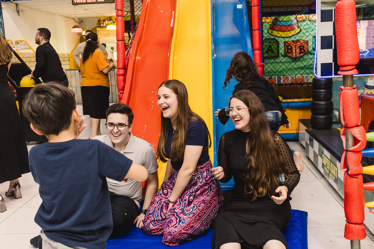 convidados rindo -Fotografa em SBC