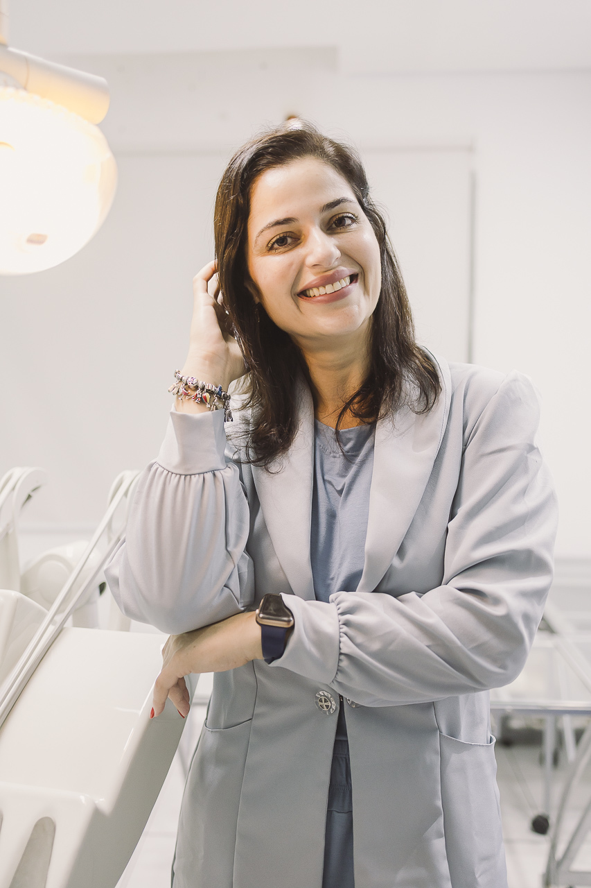 Ensaio de marca odontologia feminino - Fotografa em sbc santo andré abc
