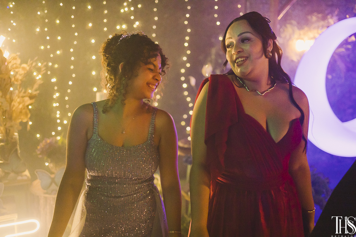 Debutante e mãe em festa de 15 anos- fotografa em sbc sp