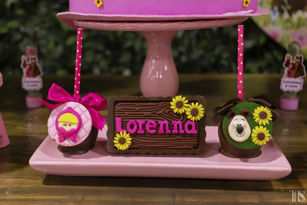 Docinhos personalizados da masha e o urso em santo andré