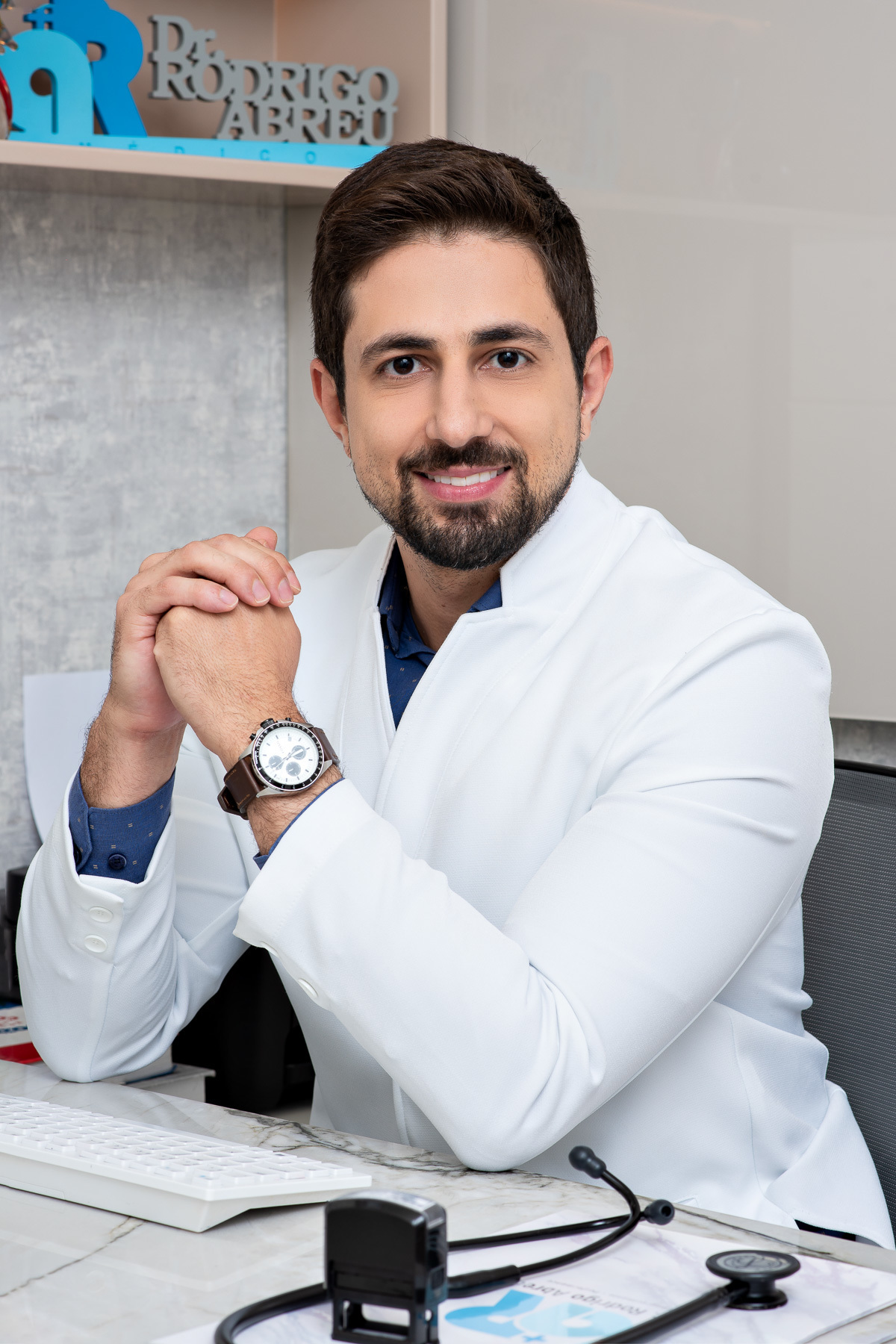 Retrato Corporativo e Empresarial de Médico Dr. Rodrigo Abreu em Belo Horizonte MG