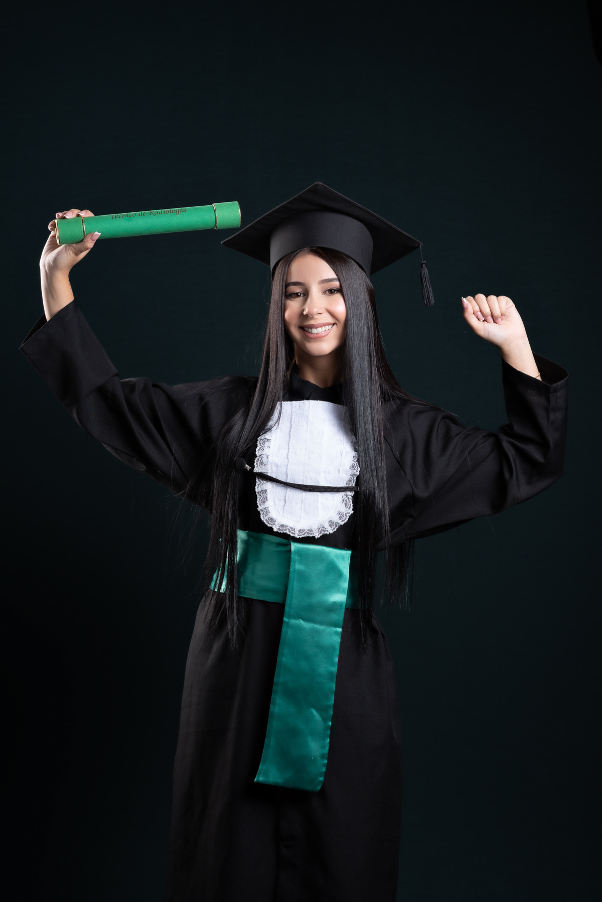 Ensaio de Formandos em Estúdio, Curso Radiologia da Izadora Lorrayne, fotografo Gresley Guimarães no Estúdio Abrassear em Contagem