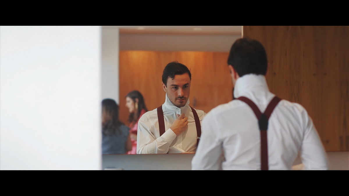 FOTOGRAFIA MAKING OF DO NOIVO NO HOTEL CASA MARQUES POR HRT FILMES