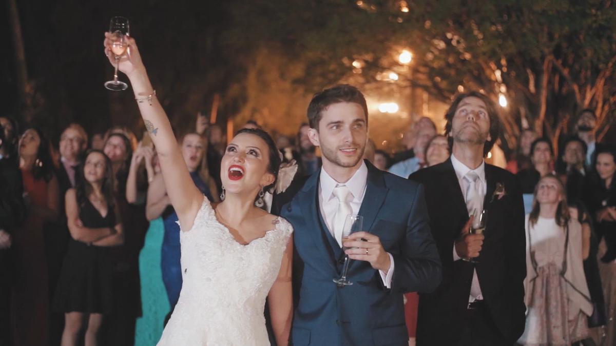 FOTOGRAFIA FOGOS DE ARTIFÍCIOS CASAMENTO NO CAMPO FAZENDA DONA CATARINA POR HRT FILMES