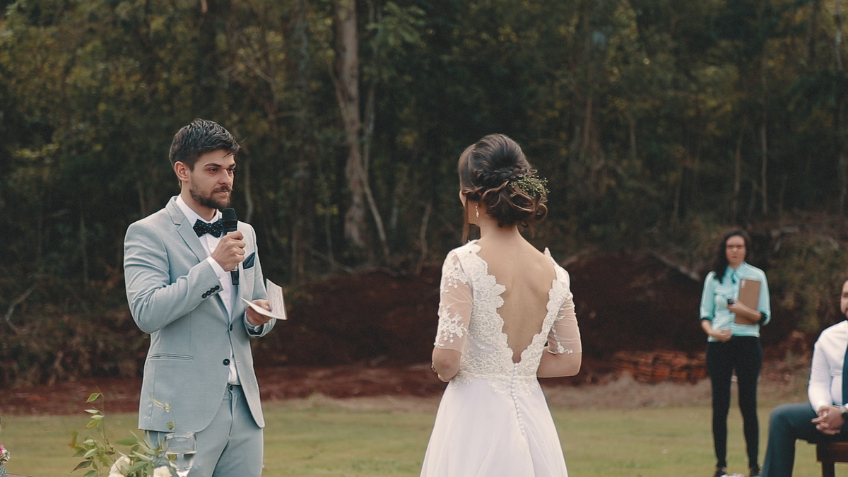 VÍDEO DE CASAMENTO MARLU E DIOGO IMAGEM DA CERIMÔNIA VOTOS PARANÁ BRASIL POR HRT  FILMES