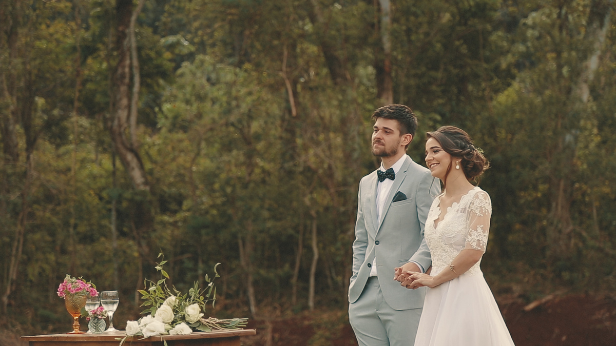 VÍDEO DE CASAMENTO MARLU E DIOGO IMAGEM DA CERIMÔNIA PARANÁ BRASIL POR HRT  FILMES