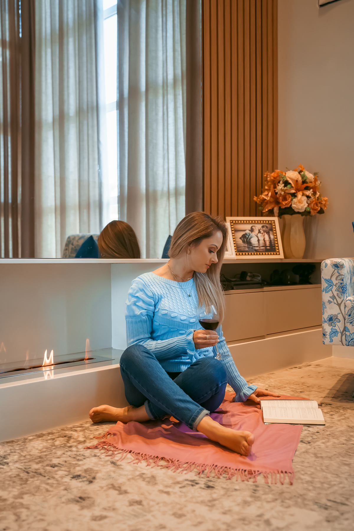 ensaio feminino empresarial profissional engenheira em tramandai em casa