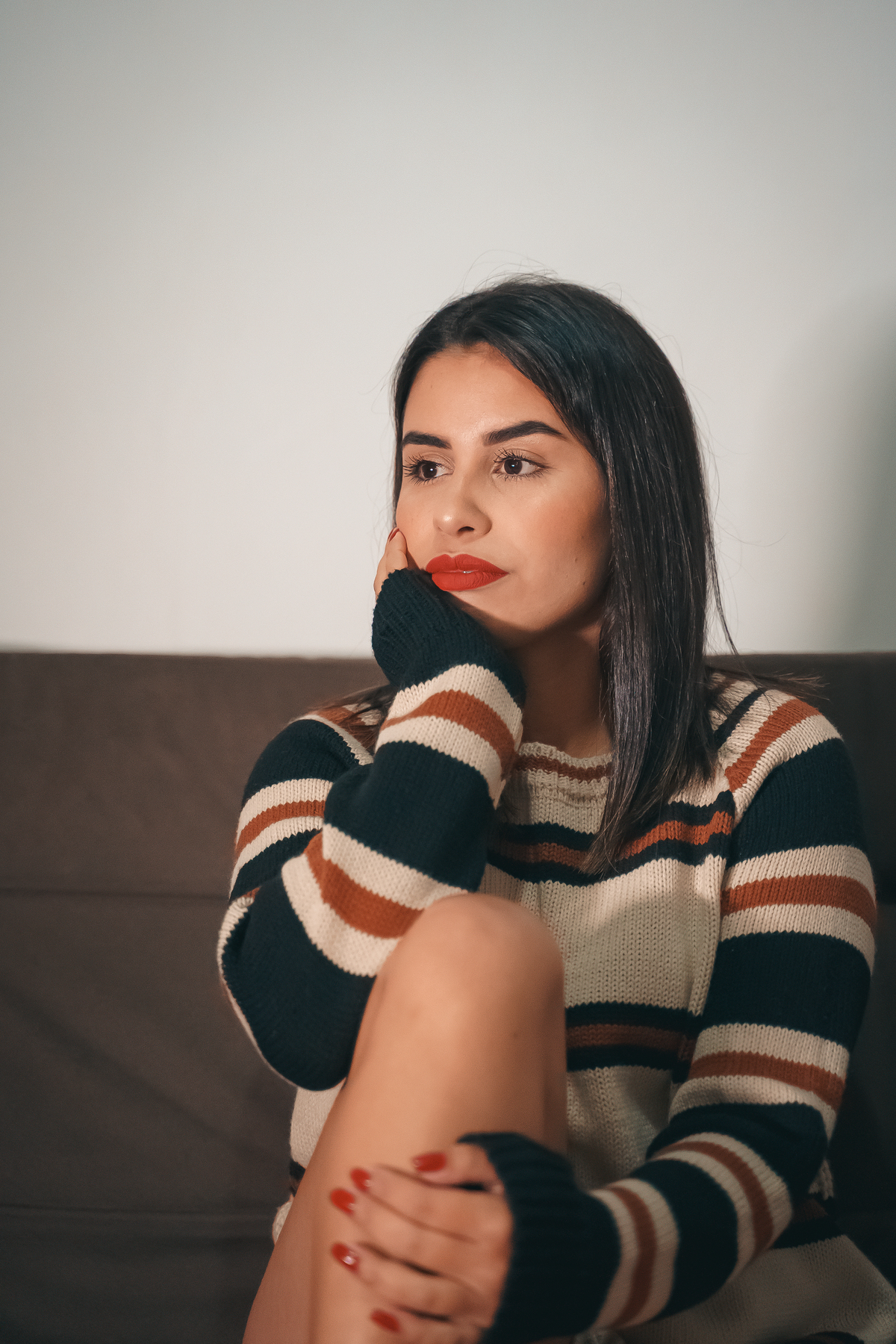 ensaio feminino intimista sensual interno em tramandai