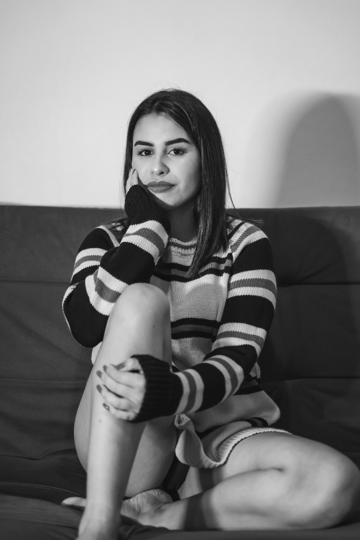 ensaio feminino intimista sensual interno em tramandai