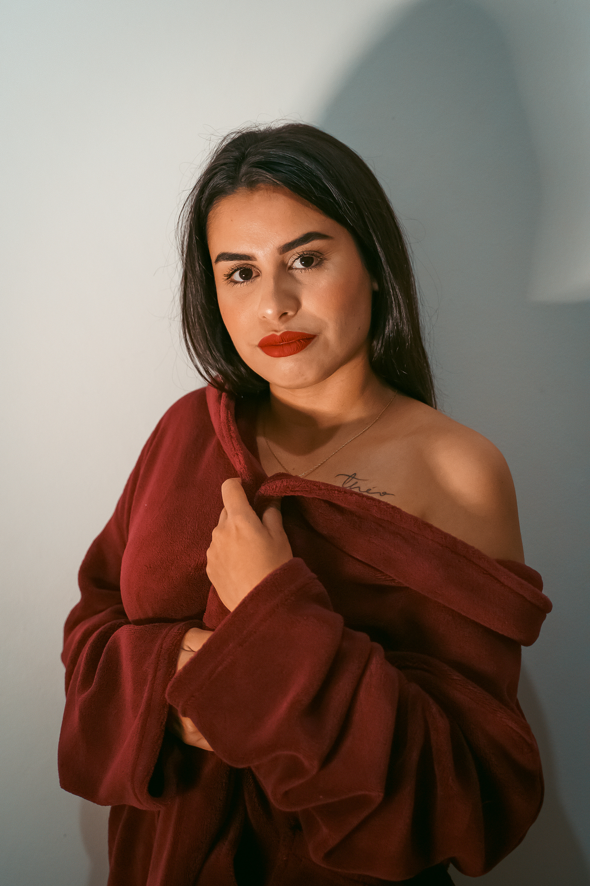 ensaio feminino intimista sensual interno em tramandai