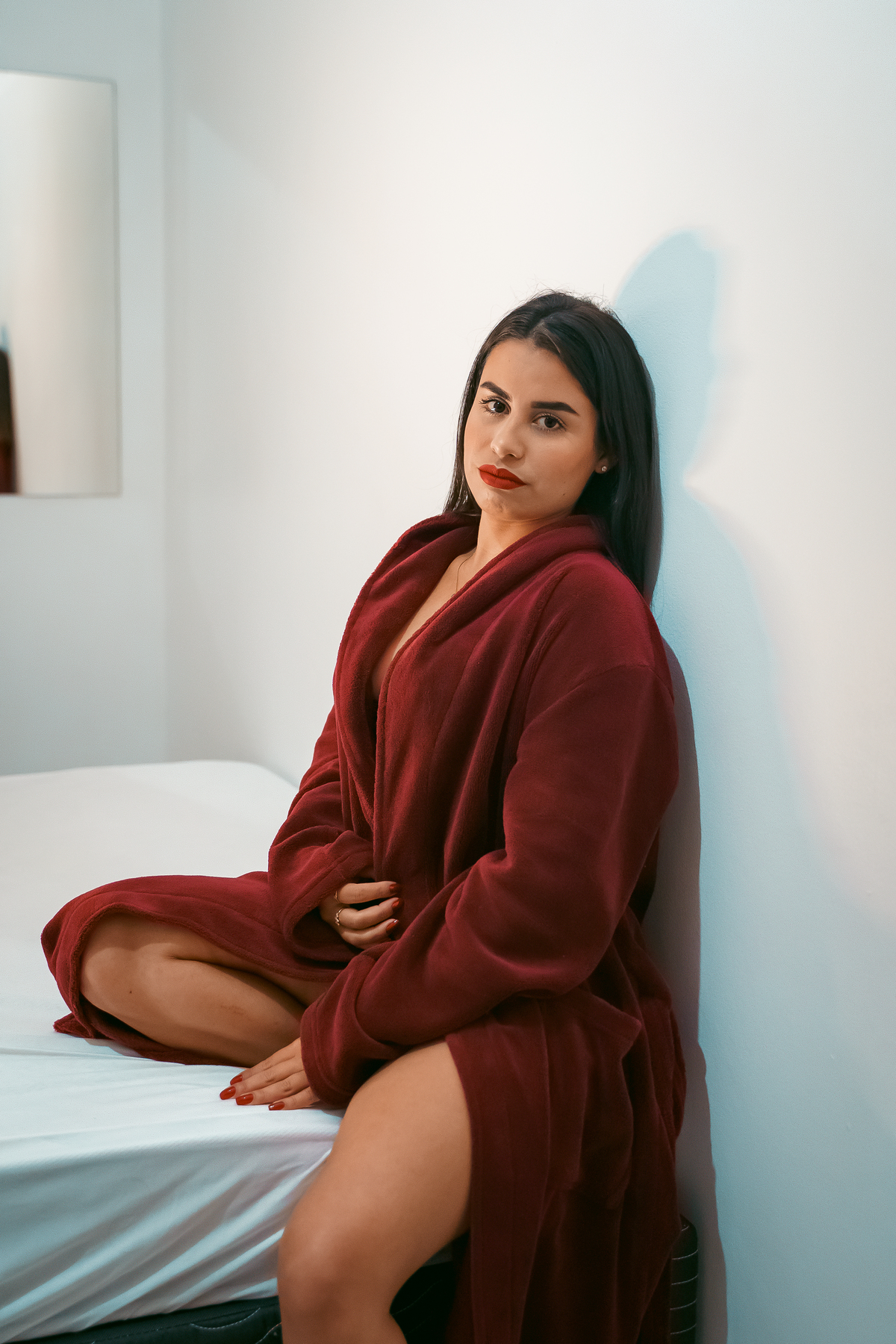 ensaio feminino intimista sensual interno em tramandai