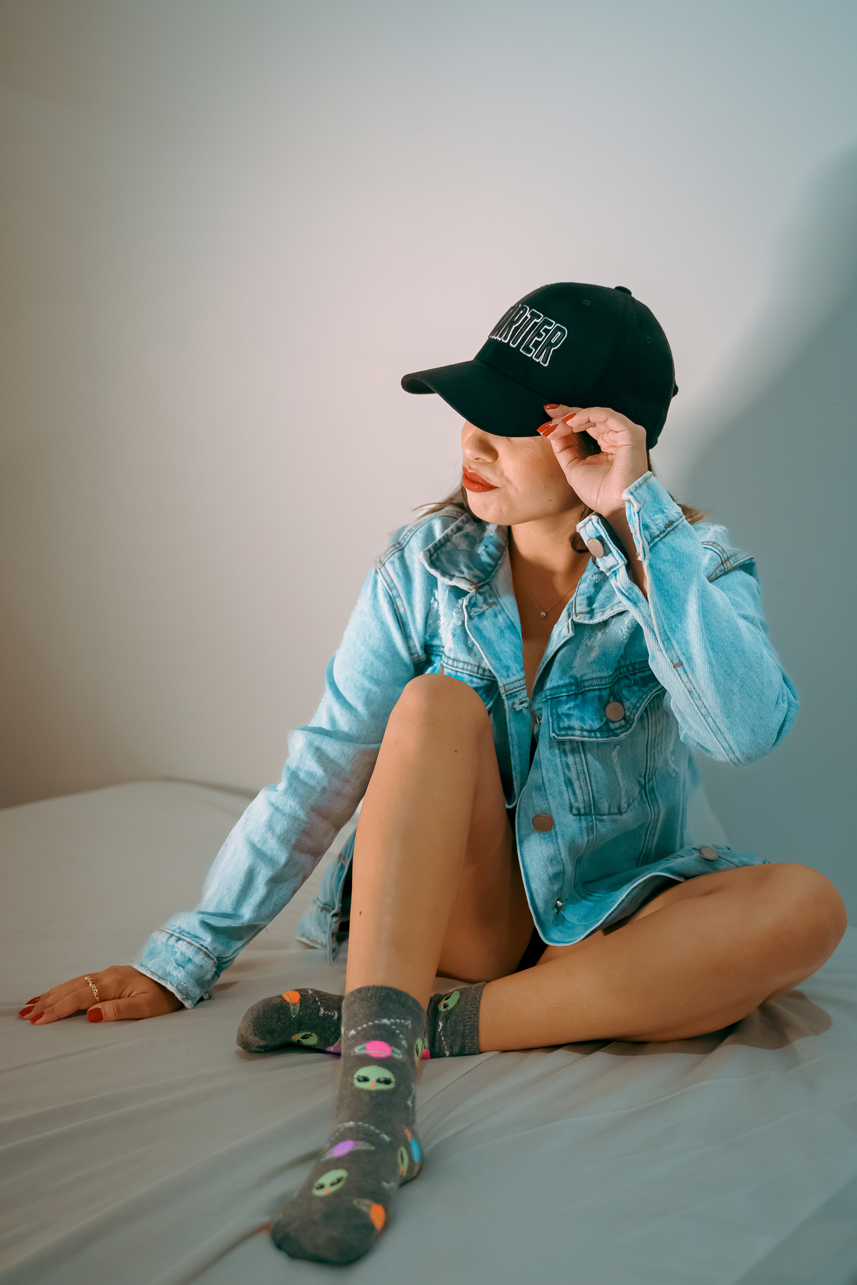 ensaio feminino intimista sensual interno em tramandai