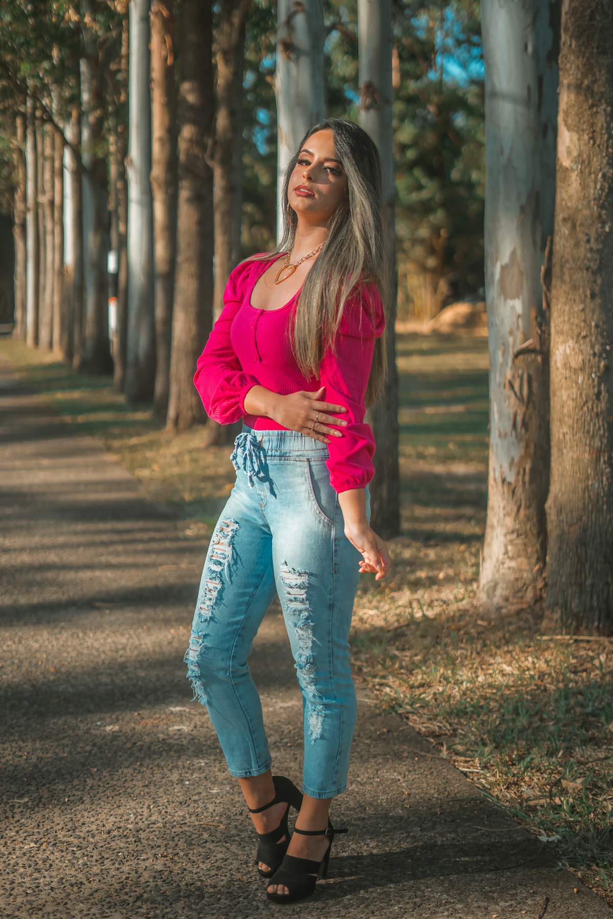 ensaio feminino externo em Osório