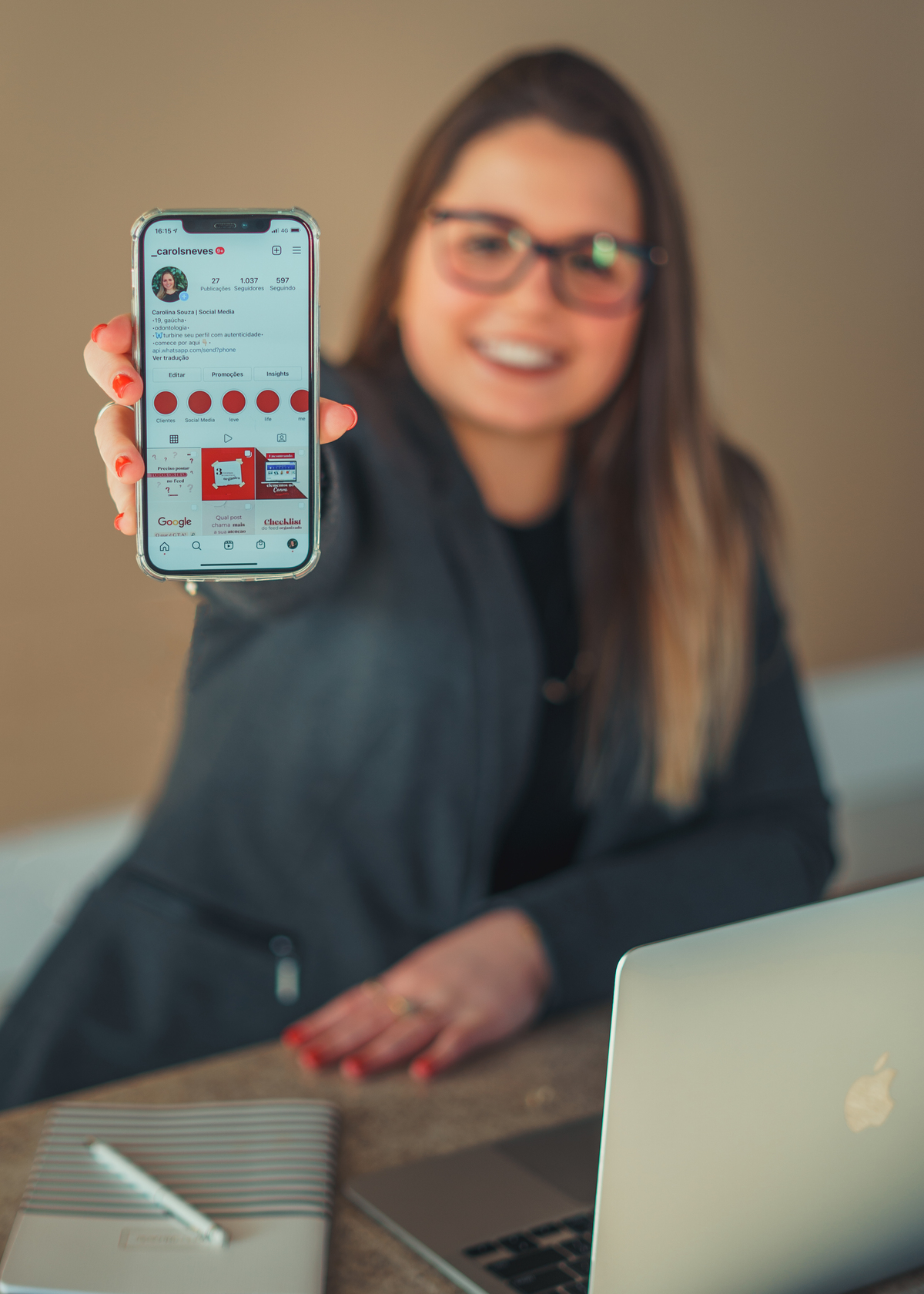 ensaio empresarial feminino em tramandai