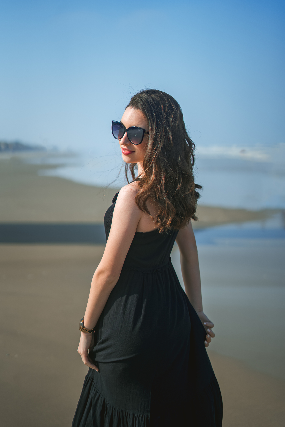 ensaio feminino na cafeteria e na praia em tramandaí ensaio interno e externo