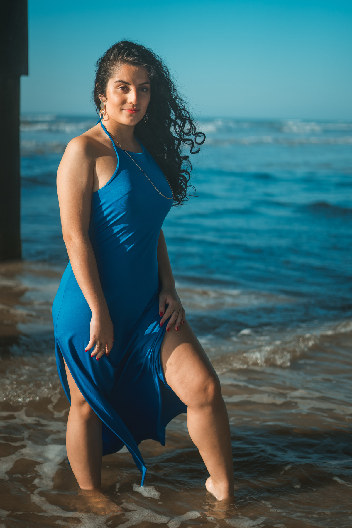 ensaio feminino externo na praia