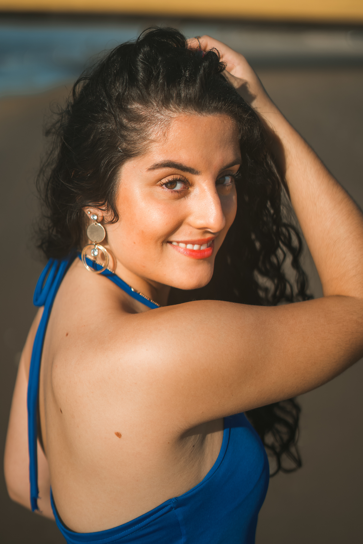 ensaio feminino externo na praia