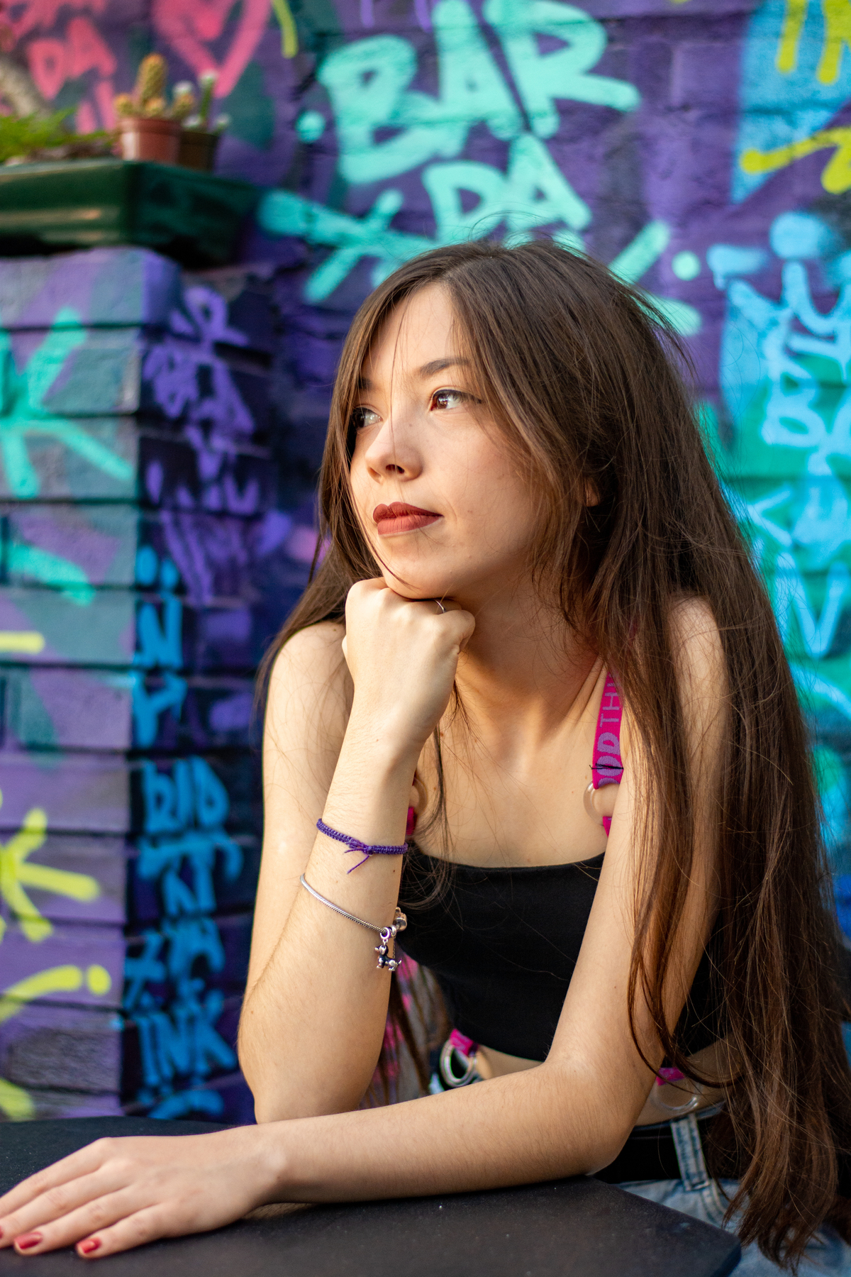 ensaio feminino interno na Ink Fusion Tattoo Bar, em Imbé-RS, fotógrafa Julia Motti Fotografia, 