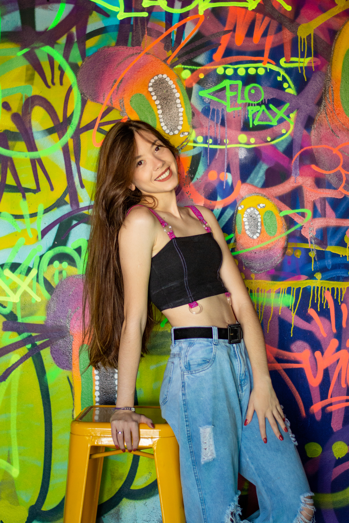 ensaio feminino interno na Ink Fusion Tattoo Bar, em Imbé-RS, fotógrafa Julia Motti Fotografia, 