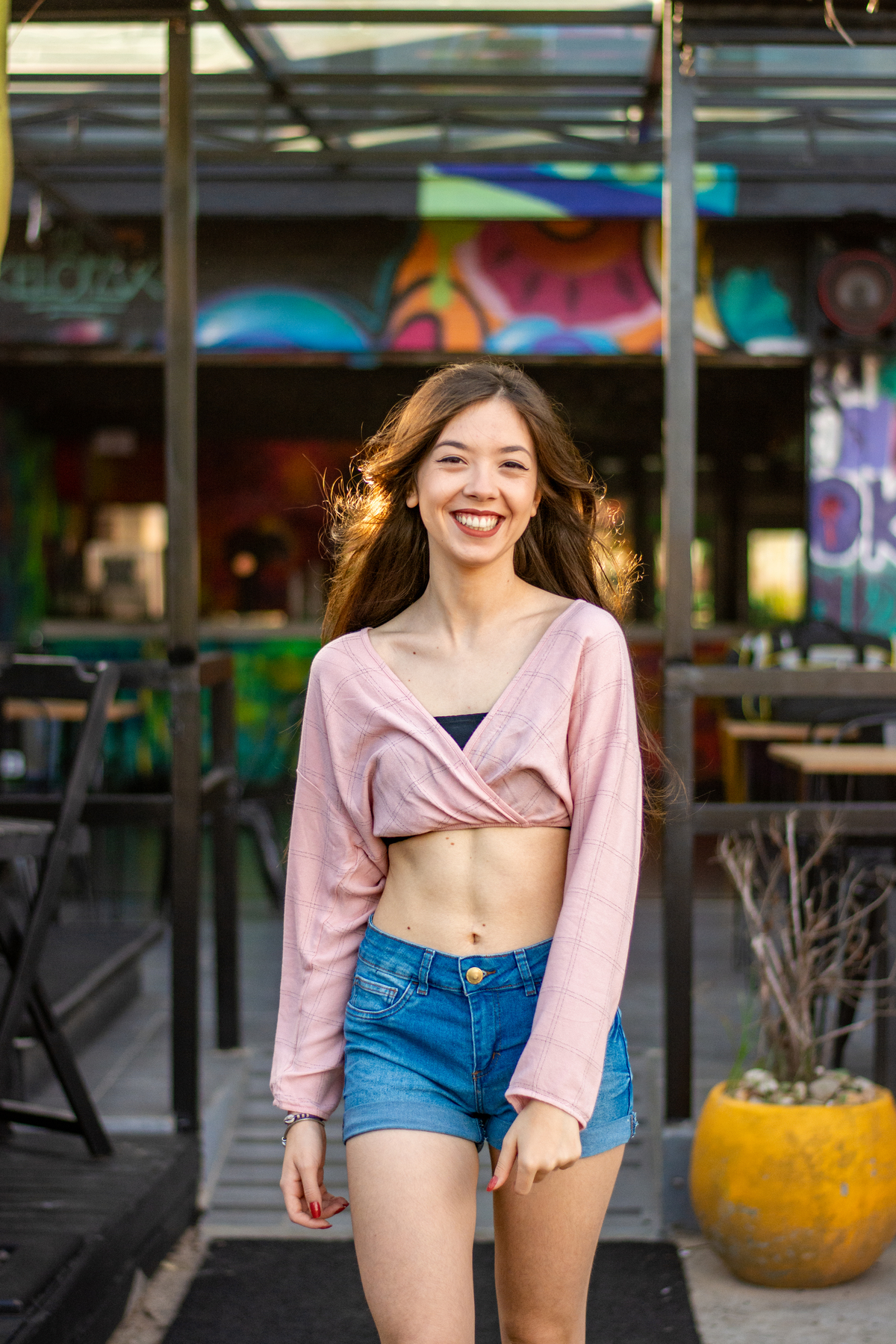 ensaio feminino interno na Ink Fusion Tattoo Bar, em Imbé-RS, fotógrafa Julia Motti Fotografia, 