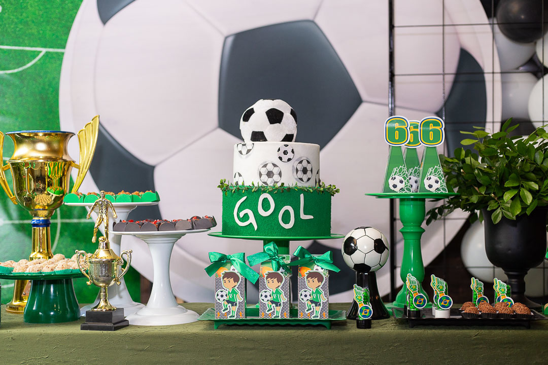 decoração de festa de aniversario de futebol em alta floresta mt