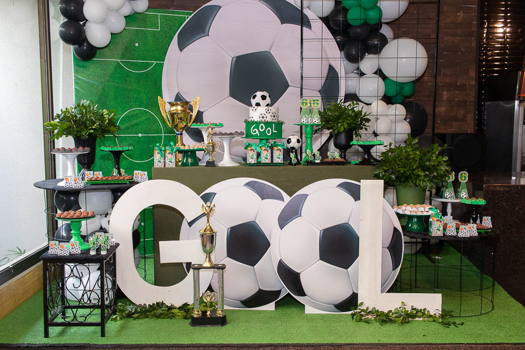 decoração de festa de aniversario de futebol em alta floresta mt