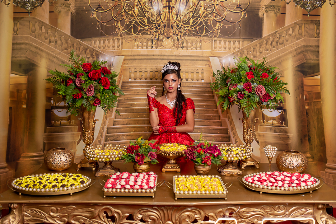 decoração de 15 anos em alta floresta a bela e a fera