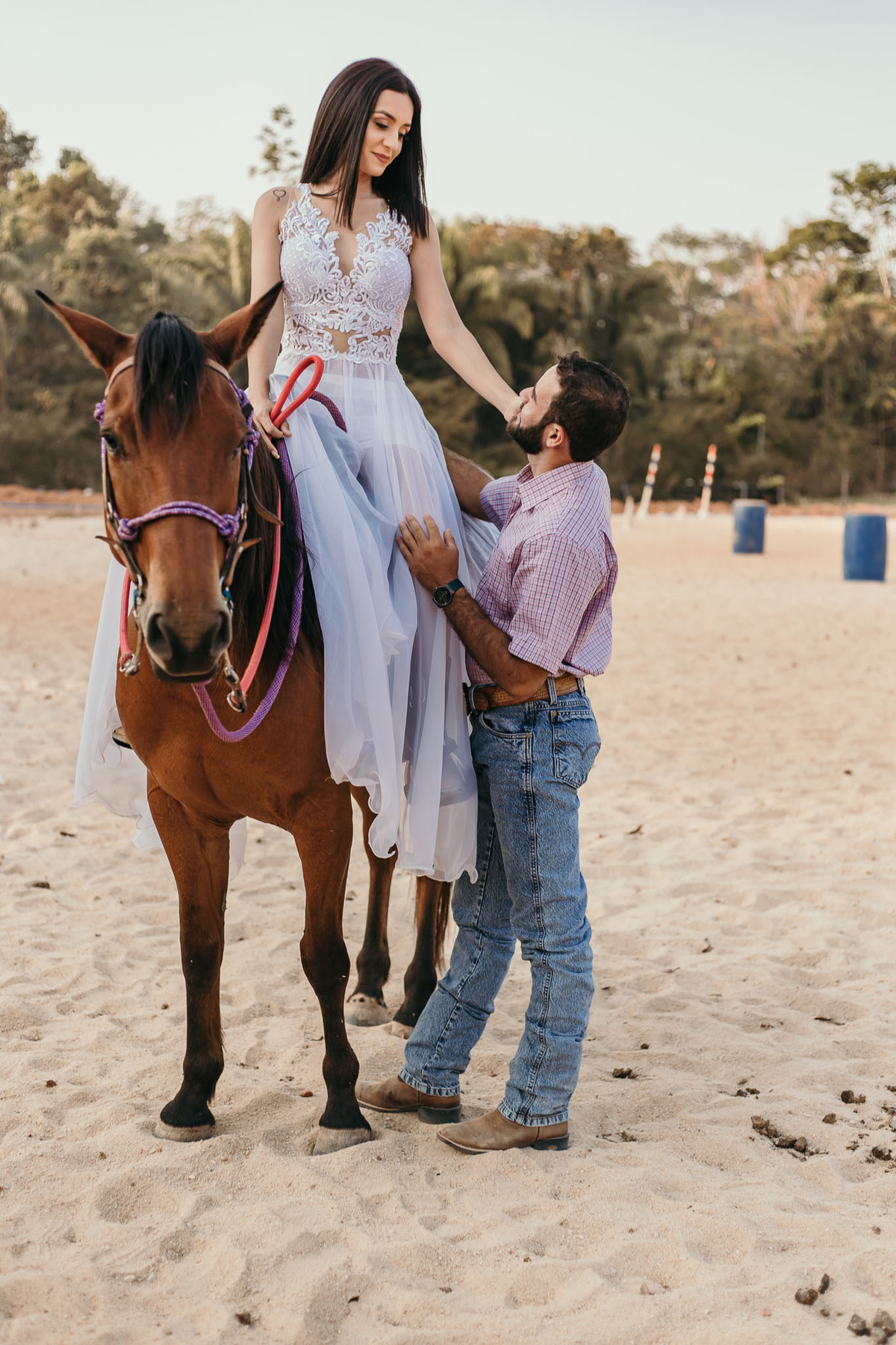 rancho Odílio alta floresta MT book fotográfico fotos com cavalo
