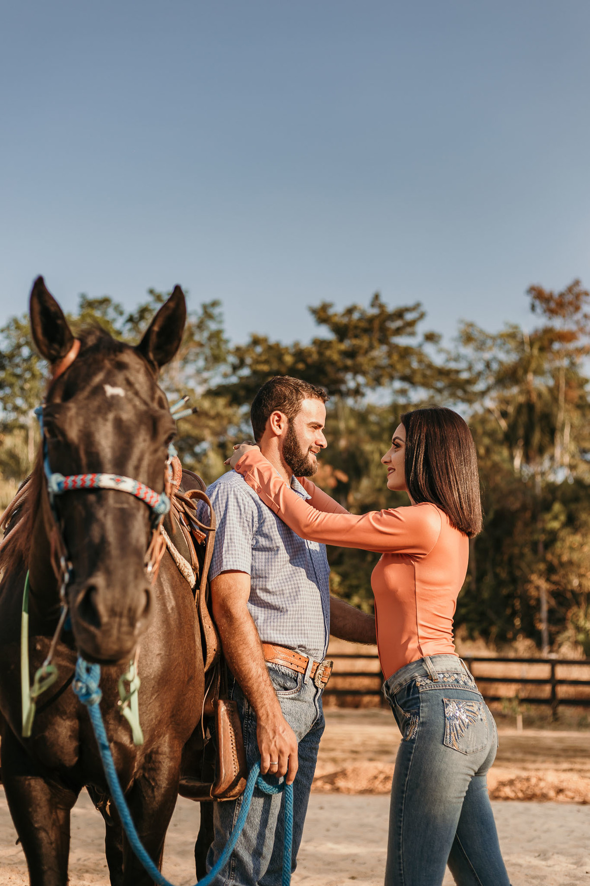 rancho Odílio alta floresta MT book fotográfico fotos com cavalo