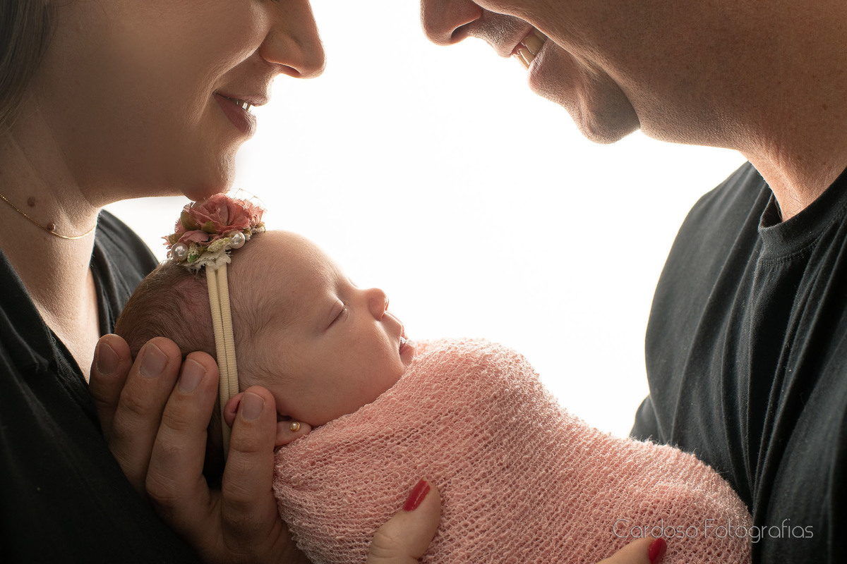 ensaio newborn estúdio indaial