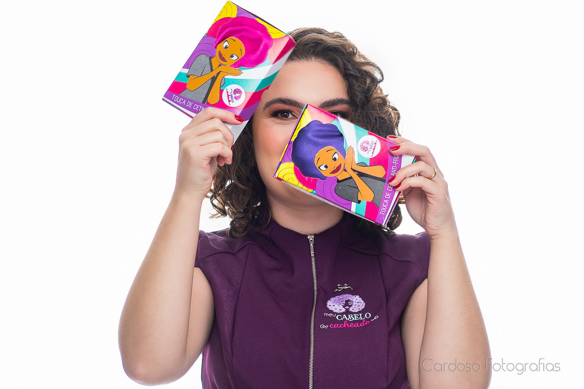 ensaio fotográfico em estúdio para redes sociais