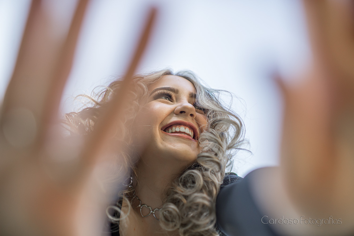 Ensaio 15 anos menina em Blumenau criativo
