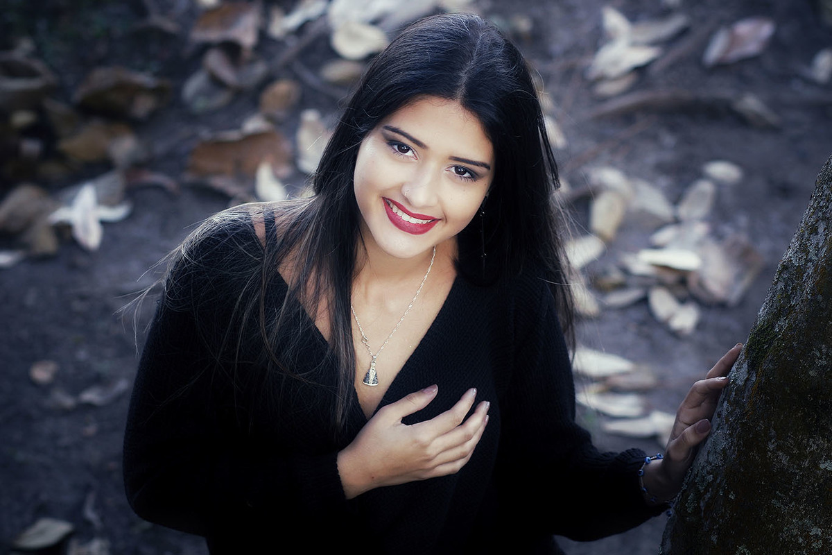 ensaio fotografico foto de mulher em plonge contra plonge