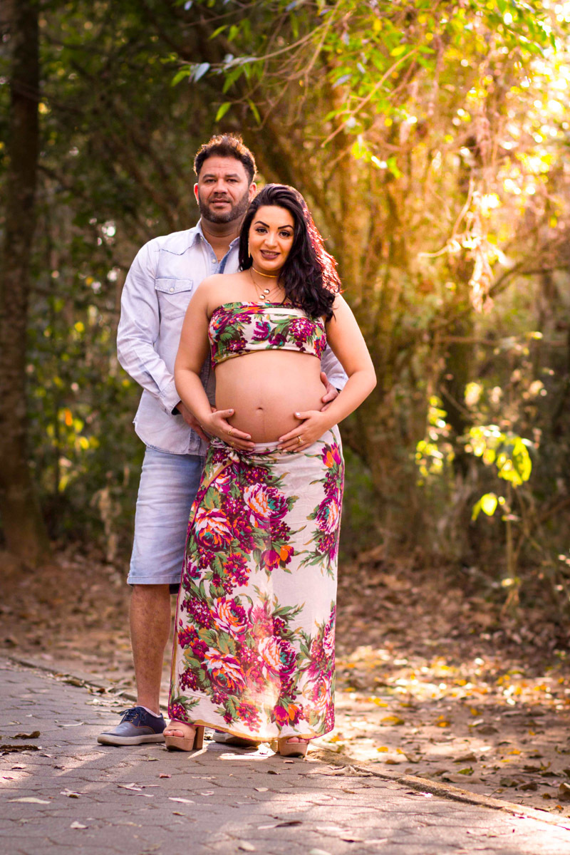 linda foto de casal gestante