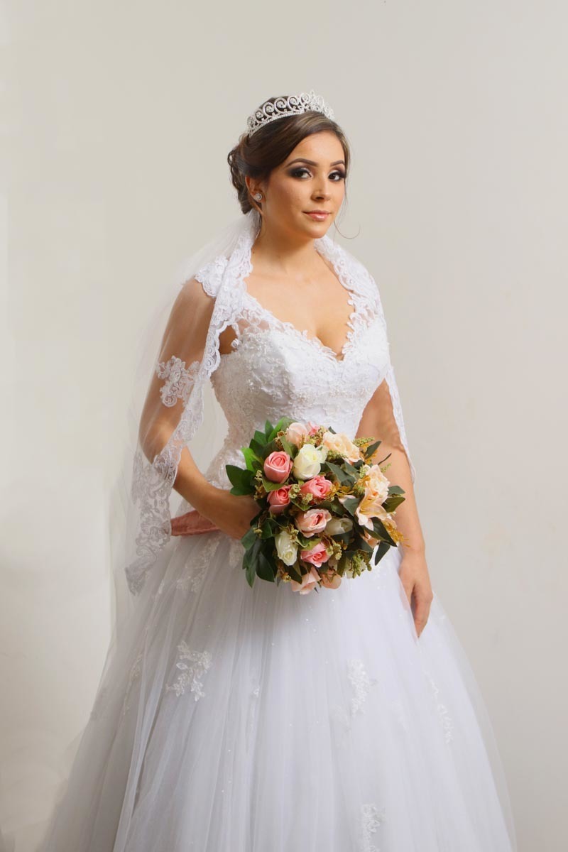 retrato da noiva antes do casamento