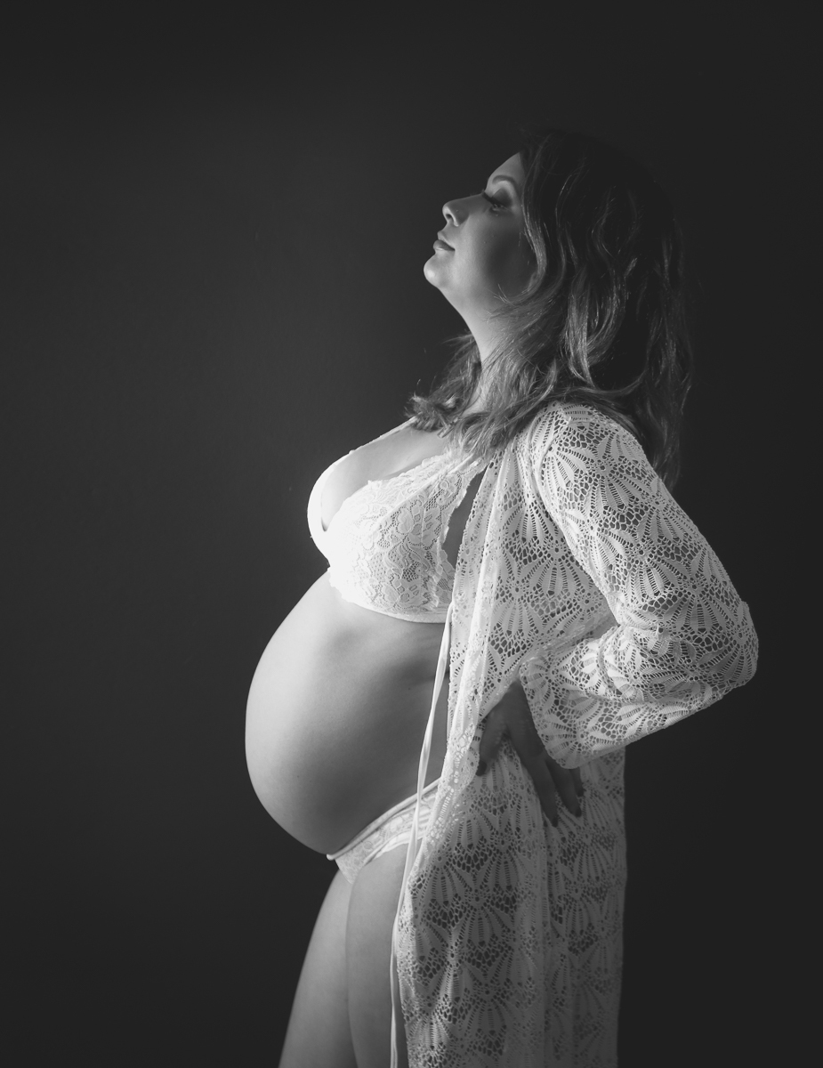 mulher gravida empoderada