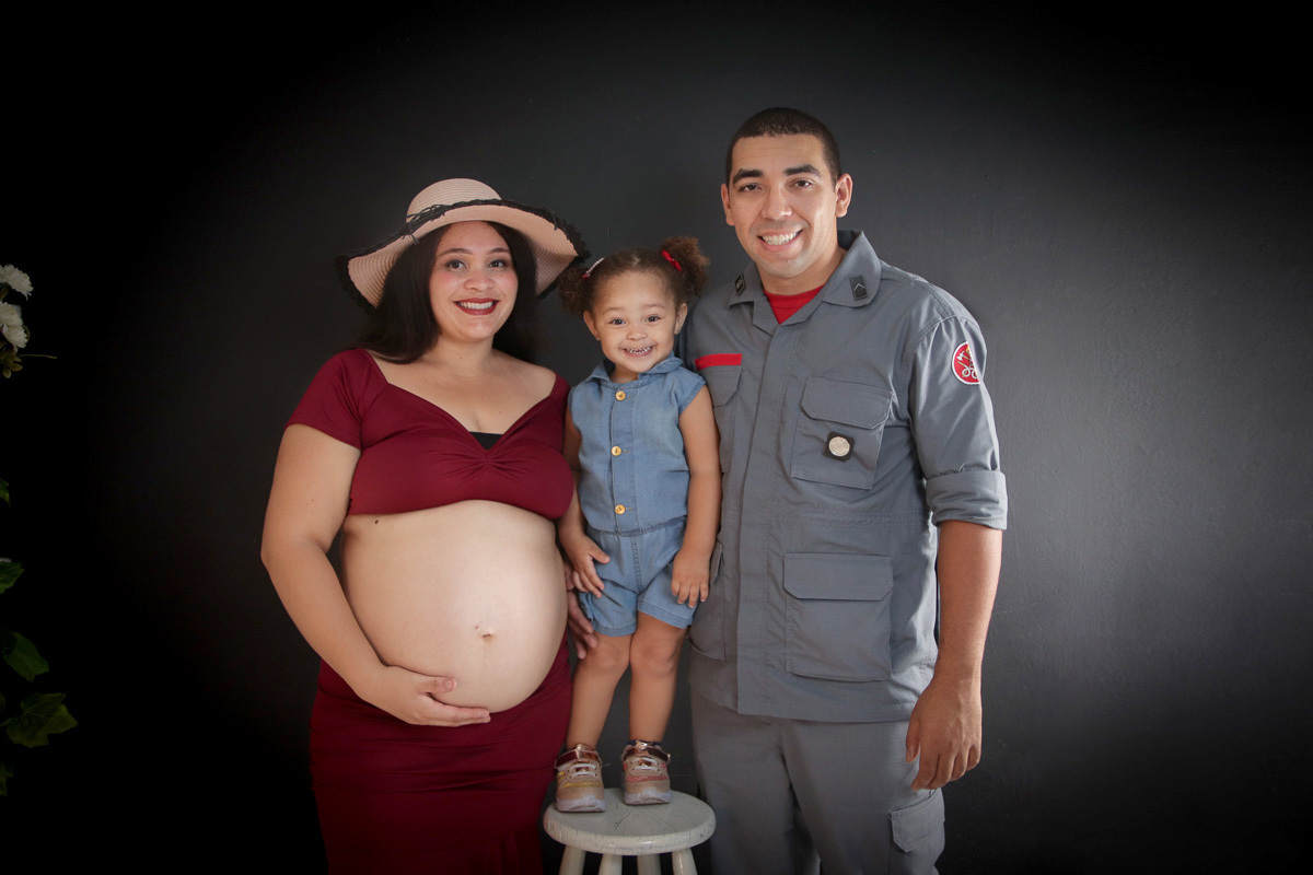 ensaio gestane com familia