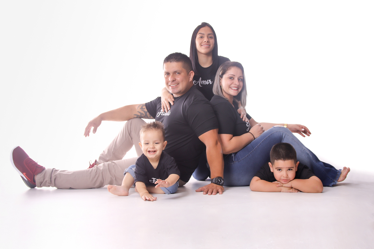poses criativas para foto de familia